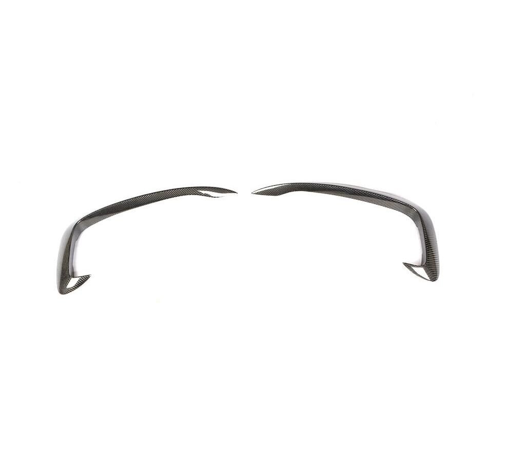 For A5 sport S5 carbon fiber fog Light Lamp fin trim Cover