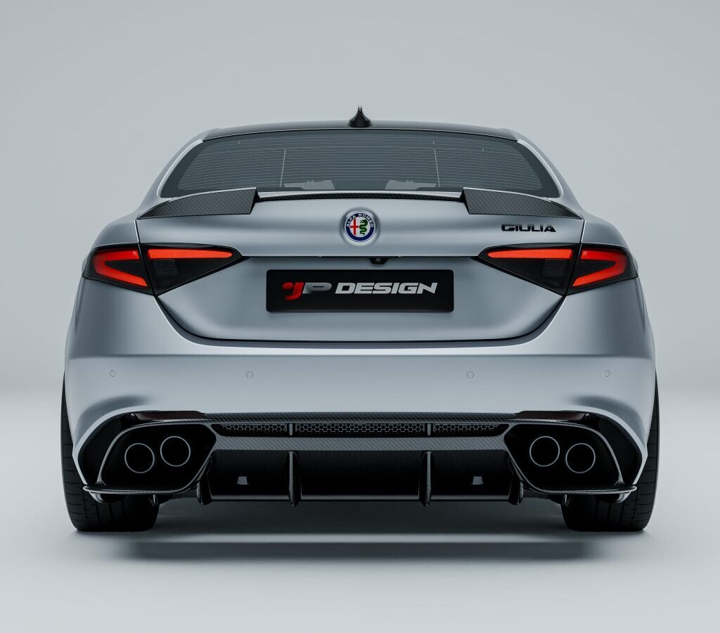 Carbon Fiber Car Rear Trunk Spoiler For Alfa Romeo Giulia Sedan 4-Door