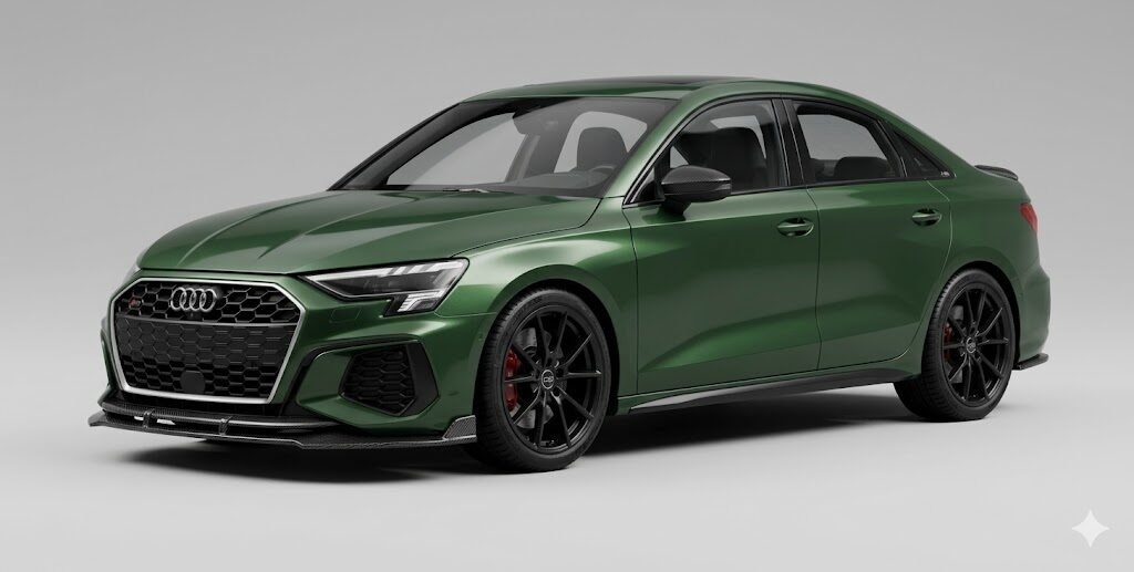 Carbon Fiber Front Bumper Lip for Audi S3