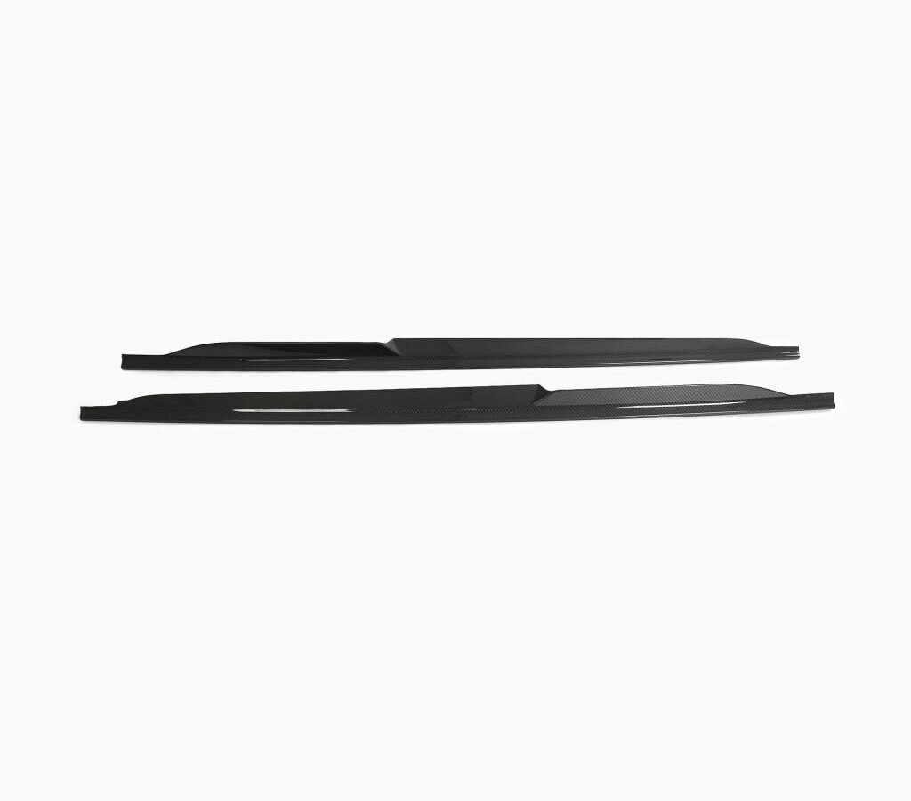 Dry Carbon Fiber Car Side Skirt Extensions for Audi R8 V10