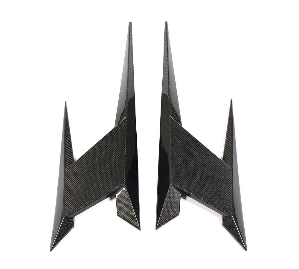 For Mercedes-Benz E-CLASS Coupe C238 E43 E63 AMG Carbon Fiber Side Vent Trims 2016-2018 2-Door