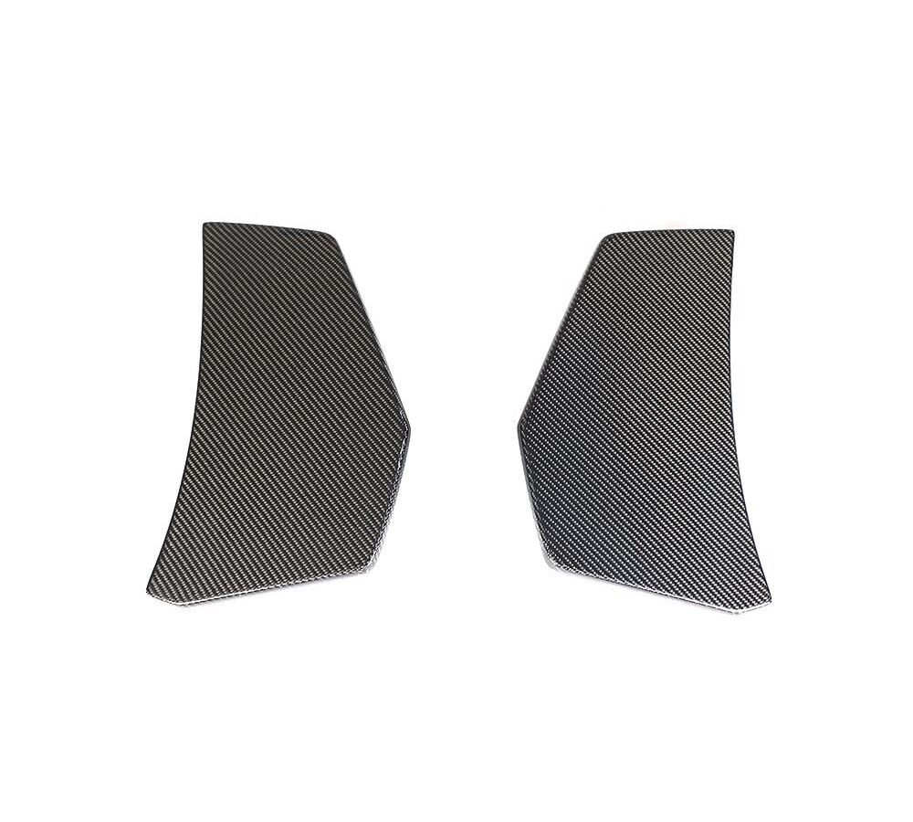 for Audi R8 Carbon Fiber Rear Bumper Fins 2-Door 2016-2018