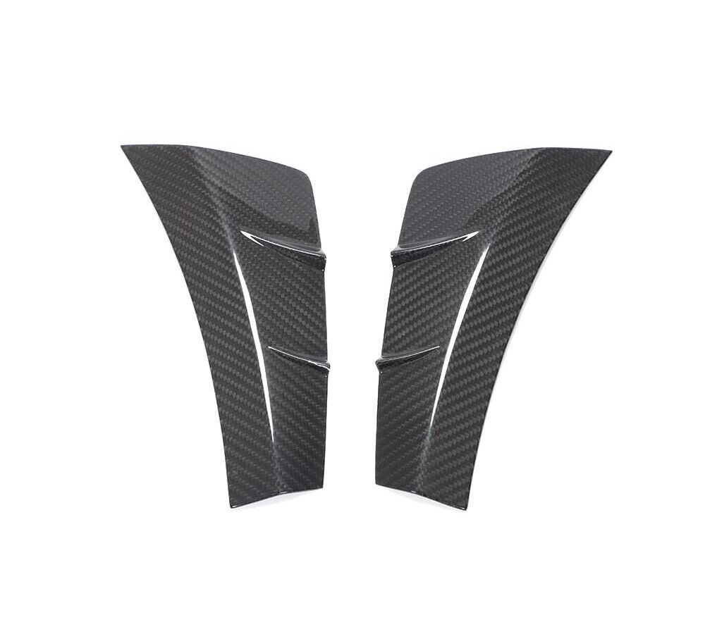 Carbon Fiber Front Bumper Side Air Vent for Mercedes-Benz C-Class A205 C205 W205 C43 AMG 2D 4D 2019-2020