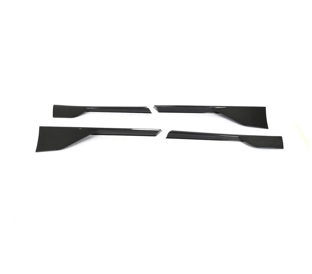 4PCS Pre-preg Dry Carbon Fiber Side Skirts for McLaren 570GT 570S 2-Door 2015-2020