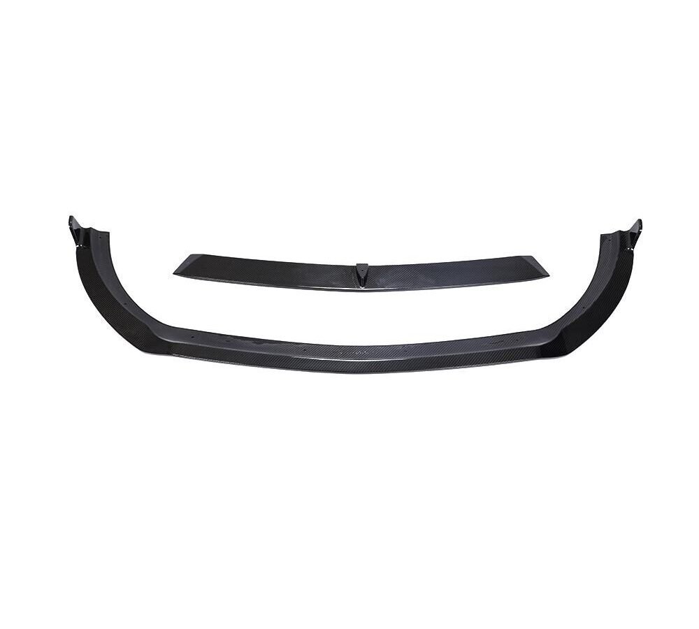 Carbon Fiber W447 Front Bumper Lip for Mercedes Benz V Class V220D V250 Passenger Van 4-Door 2020-2021