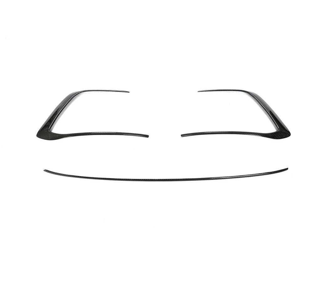 Carbon Fiber Front Bumper Canard Fins for Volkswagen Golf MK8 GTI 2021-2022