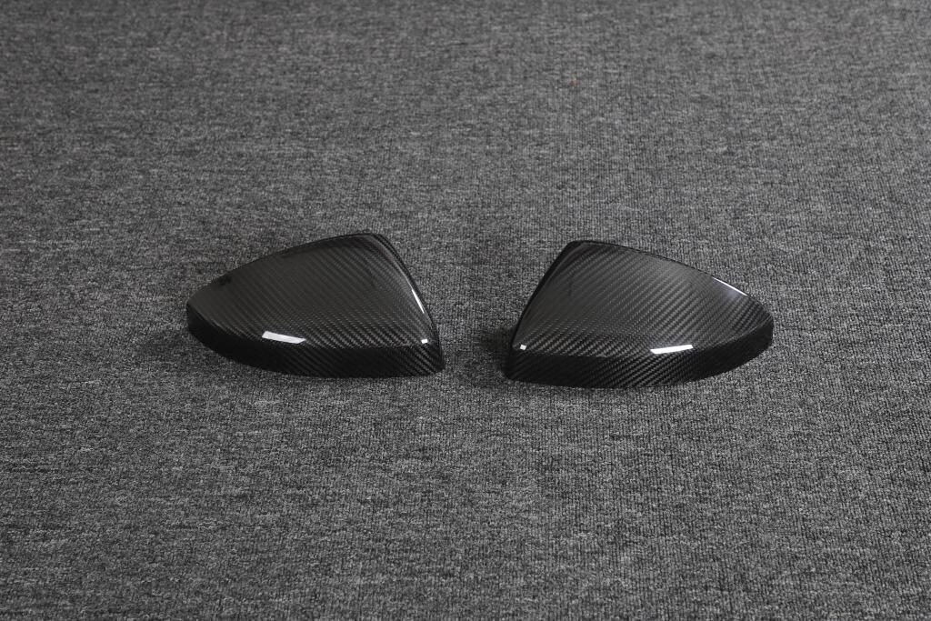 Dry Carbon Fiber Door Side Mirror Cover Cap for Audi R8 V10