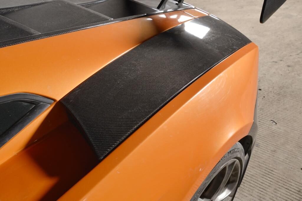 Carbon rear engine cover trims Fit For 08-12 Lamborghini Gallardo LP550 LP560 LP570