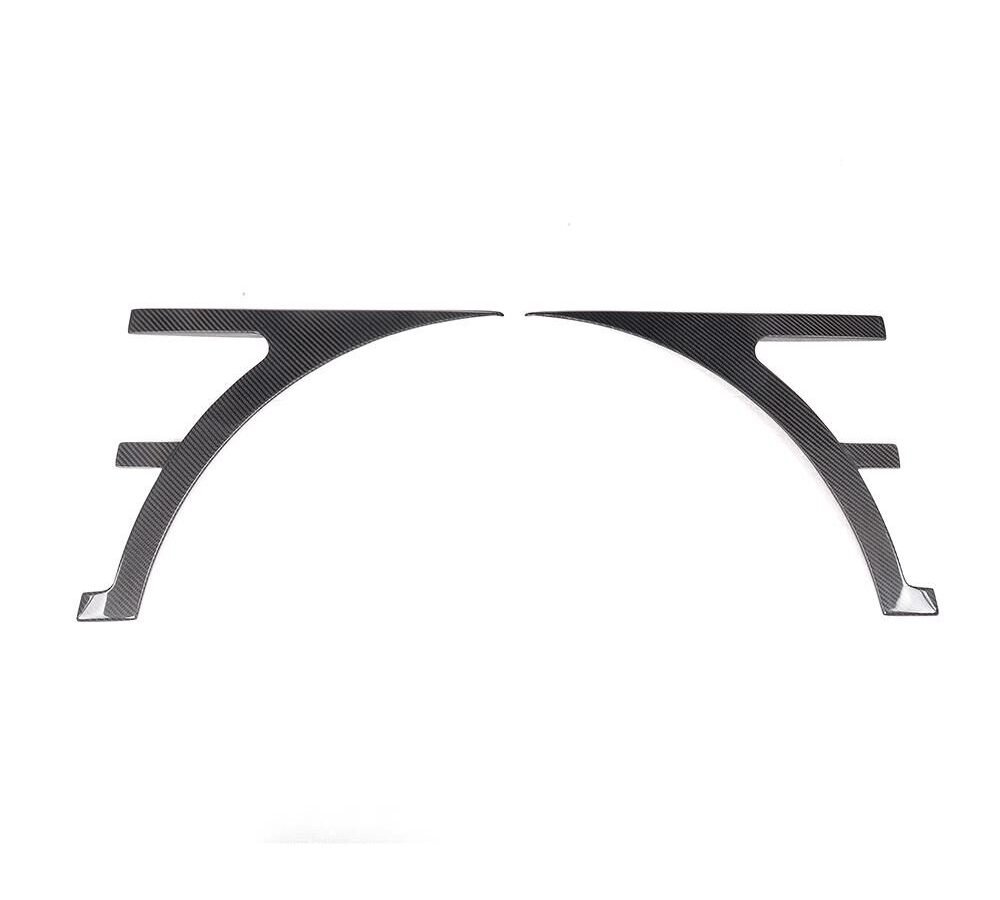 CLA-Class CLA45 carbon fiber front canard moulding trims for Mercedes Benz CLA 45 AMG 2013-2017 (Fits: CLA)