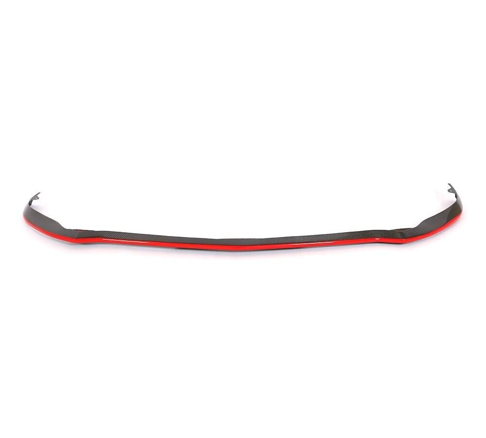Red Line Carbon Fiber Front Lip Spoiler for Alfa Romeo Giulia Sport Sedan 4-Door 16-18