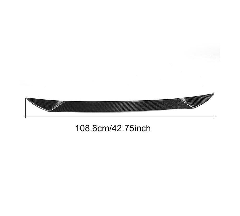 Carbon Fiber Hatchback Middle Spoiler for Maserati Levante S Sport Utility 4-Door 2016-2017