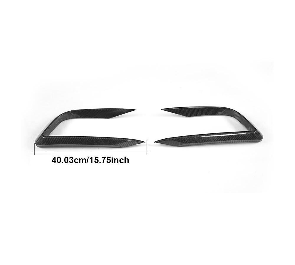 Carbon Fiber Front Bumper Canards for Maserati Levante S Sport Utility 4-Door 2016-2017