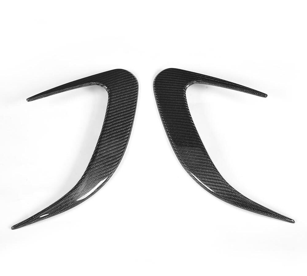 Carbon fiber Rear Bumper Vents Trim for Mercedes Benz W218 CLS400 CLS500 CLS550 CLS63 AMG 15-17 (Fits:W218)