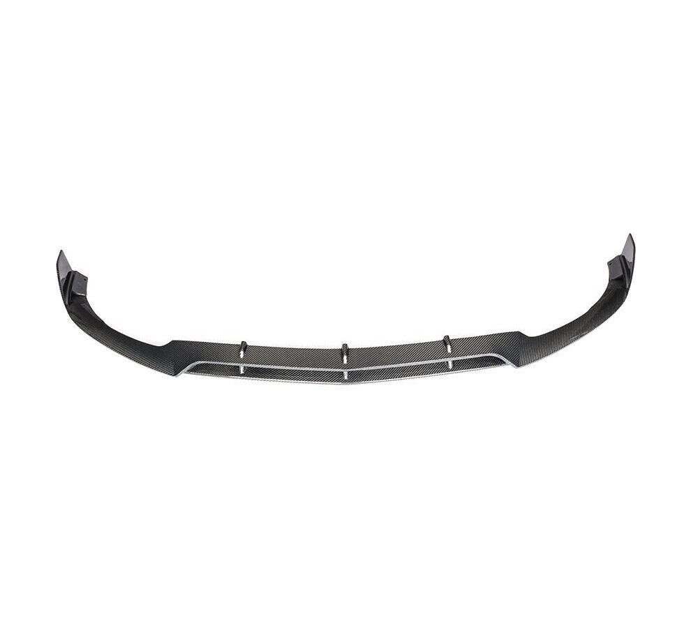 for Mercedes Benz C Glass W205 C63 Carbon Fiber Front Bumper Lip Sedan 4-Door 2015-2018