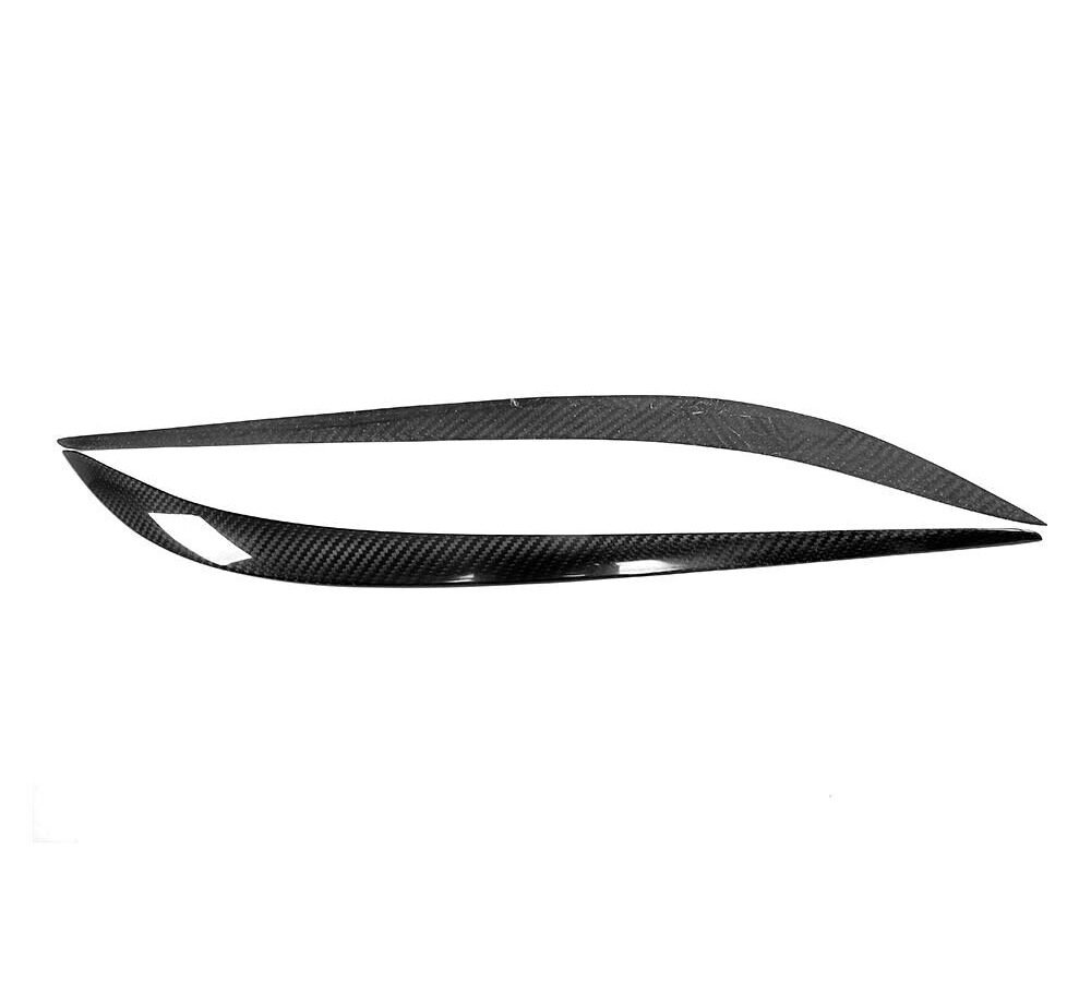 Dry Carbon Fiber Headlight Eyelids for Alfa Romeo Giulia Quadrifoglio Sedan 4-Door 15-18