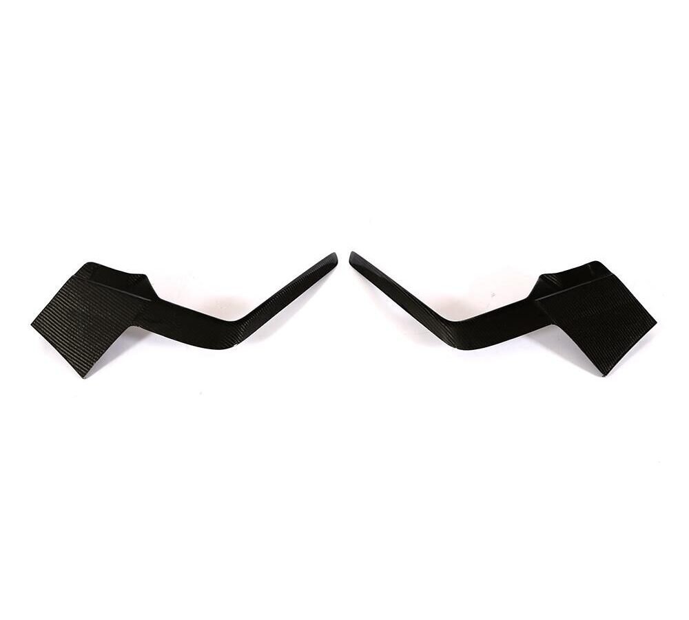 Carbon Fiber Front Bumper Fins for 2018 VW Volkswagen Golf7.5 R R-line