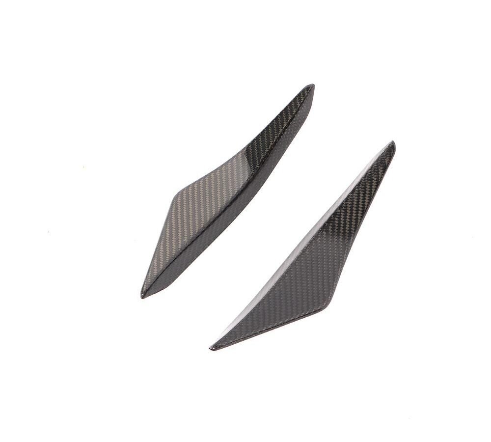 Carbon Fiber Front Bumper Canards for Mercedes Benz SLS AMG 2010-2013