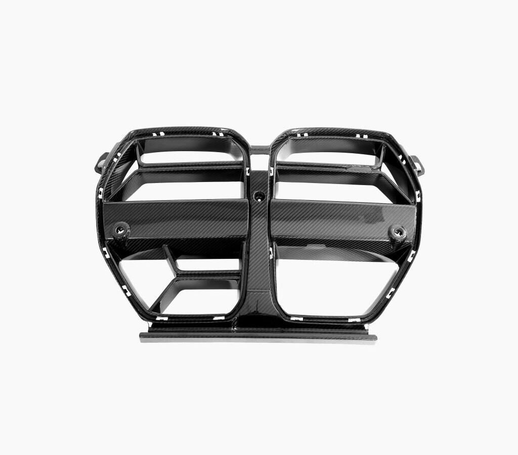 Carbon Fiber Front Kidney Grille for BMW G80 M3 & G82 / G83 M4 2021-2022 With ACC