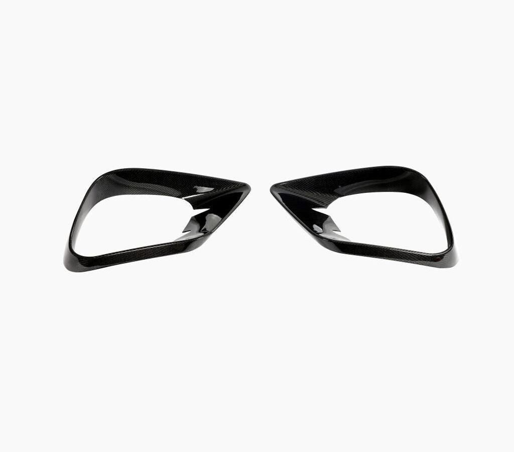for Mercedes Benz E Class C238 Carbon Fiber Front Bumper Vent Trims 2 Door