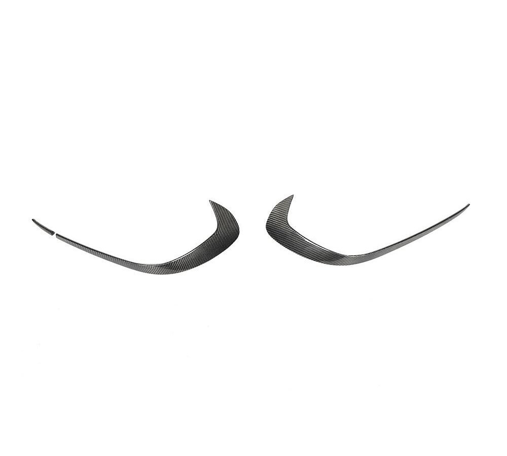 Carbon Fiber Front Bumper Canards for Mercedes Benz A45 Hatchback 4-Door 2016-2018