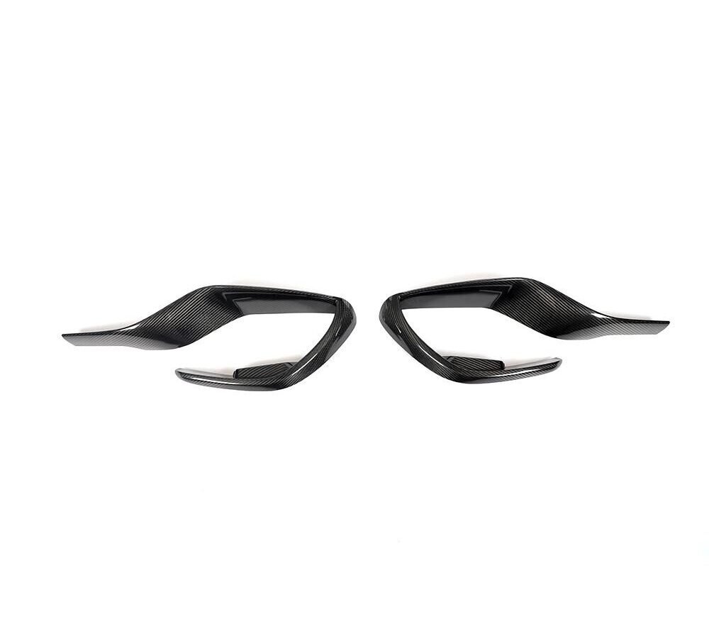 for Mercedes Benz AMG GT50 GT53 Carbon Fiber Front Bumper Vent Trims 2019-2020