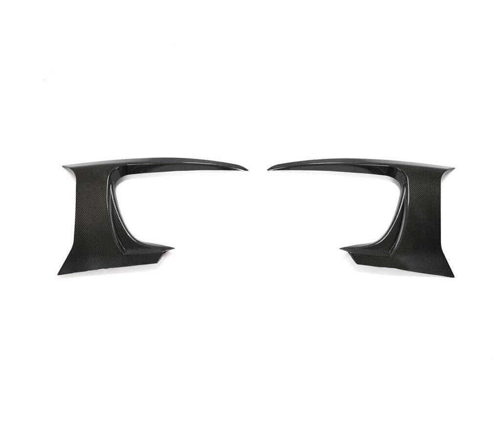 Carbon Fiber Front Bumper Trims for Jaguar F-Type 2-Door 2018-2019