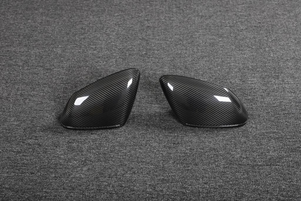 Pre-preg Carbon Fiber Side Mirror Covers for Porsche Taycan 9J1