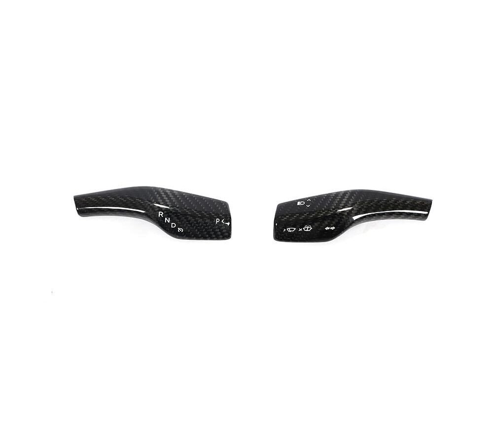 Dry Carbon Fiber Gear Shift Covers for Tesla Model 3/Model Y 2017-2022