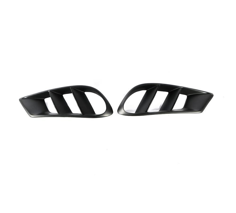 W218 CLS matt black Front Bumper Air Vent Outlet Cover Trim Mesh Grill Frame For Mercedes Benz cls 2014-2017