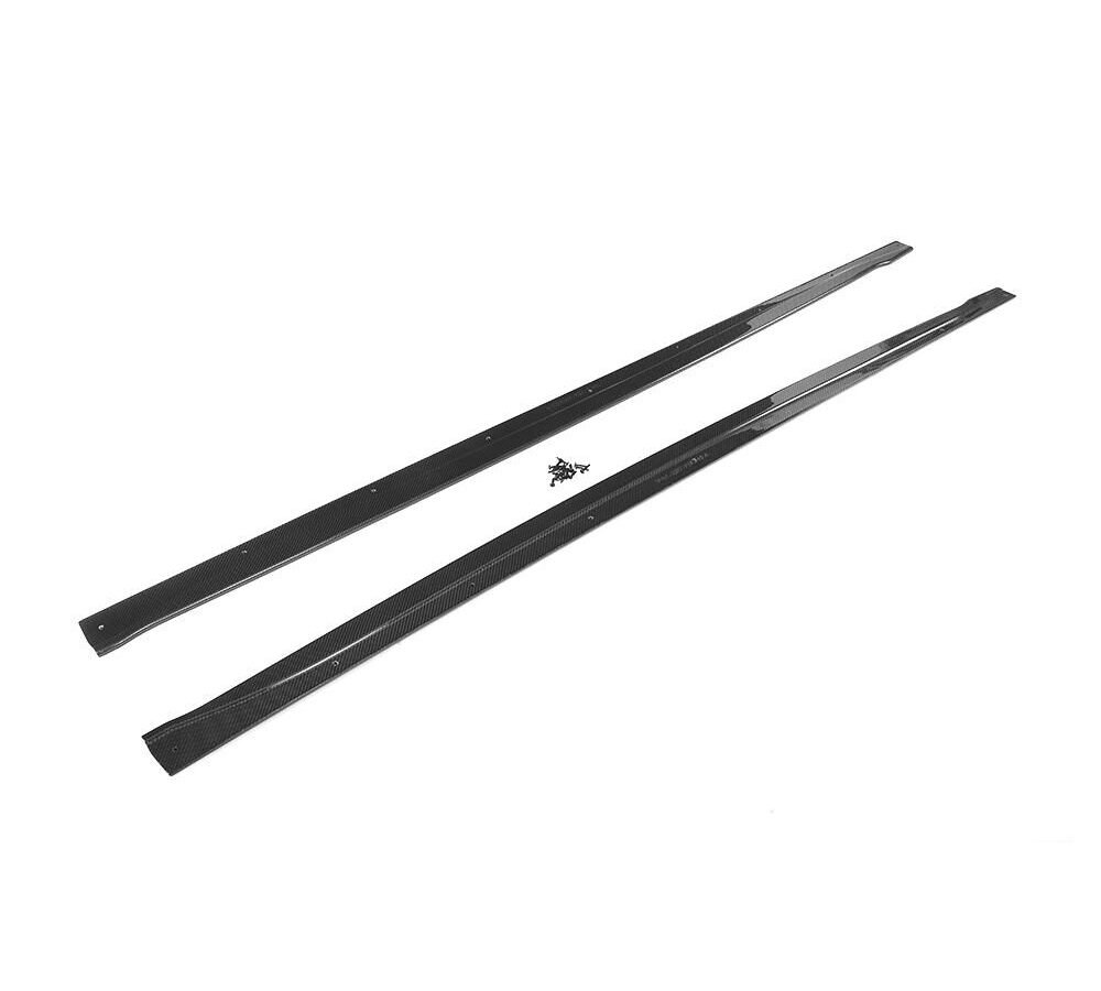 ML Carbon Fiber Side Skirts Extension for Alfa Romeo Giulia Sedan 4-Door 2017