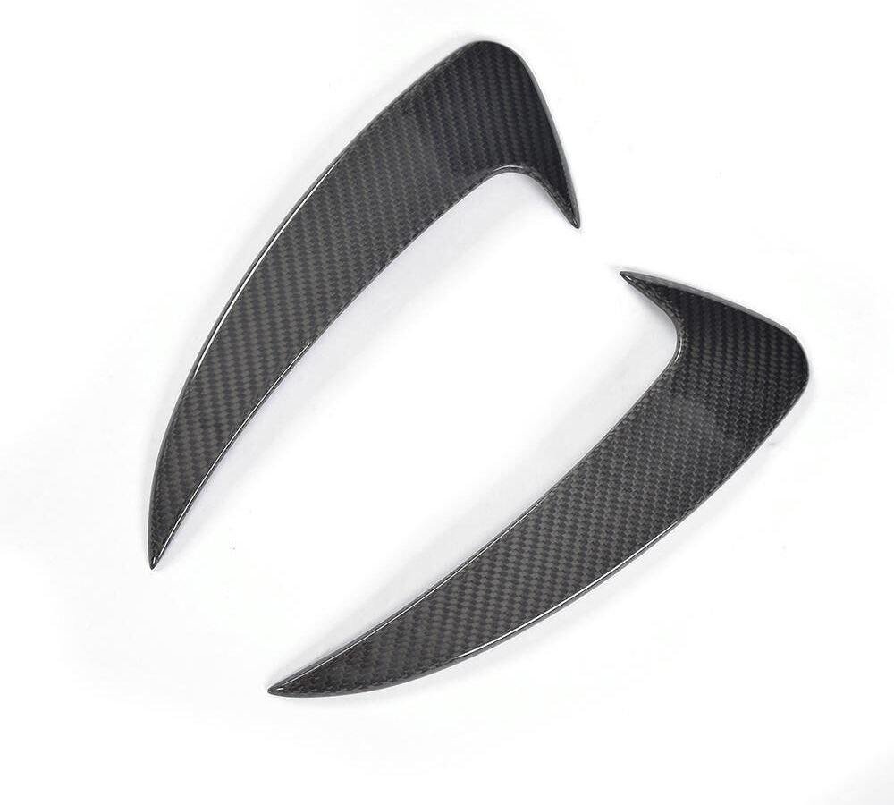 Carbon Fiber 2PCS/SET Rear Bumper Vents for Mercedes-Benz E-Class (C238) E200 E400 E500 Coupe 2-Door 17-18